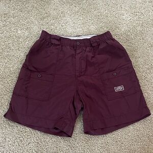 Maroon AFTCO The Original Fishing Short® Long